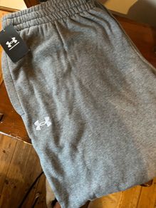 NEw  with tags under armour grey jogger