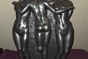 Art Deco Style Heavy "Three Graces" Wall Hanging