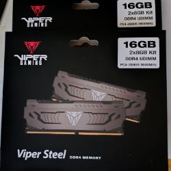 Patriot Viper Steel DDR4 32GB (4 x 8GB) 3600MHz- Brand New Kit - 2x PVS416G360C8K
