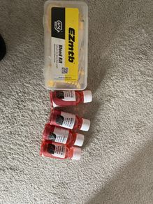 bleed kit + 4 mineral oil