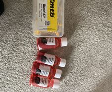 bleed kit + 4 mineral oil