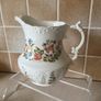 Aynsley "Cottage Gardens " Dhell shaped Bowl & Matching Pint Milk Jug Image 6
