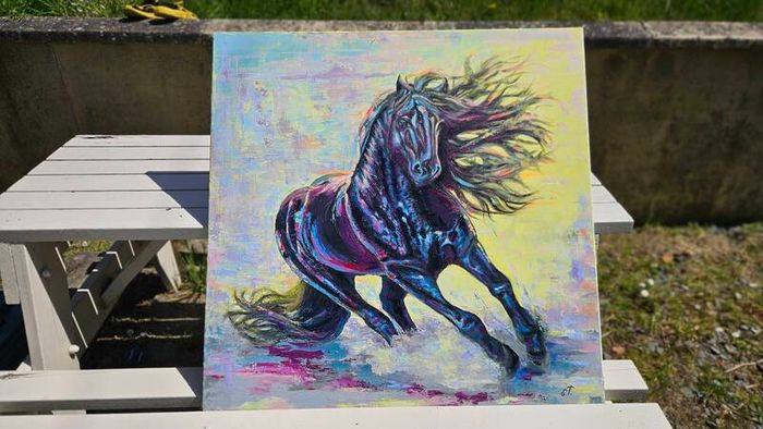 Original acrylic painting- "Wild Spirit "
