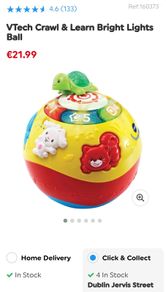 VTech Crawl & Learn Bright Lights Ball