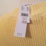 Topshop Ladies Yellow Jumper NWT V Neck Size XL Baggy Sweater Top CAN POST Image 2