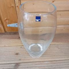 large crystal vase