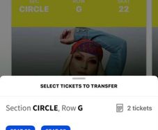 2 seated tickets to Anastacia