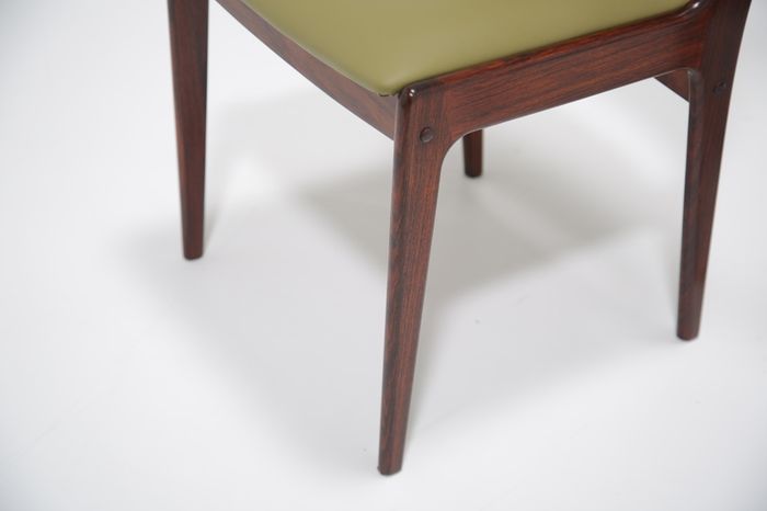 Set of 8 Vintage Danish Rosewood Dining Chairs by Johannes Andersen for Uldum Mobelfabrik, 1960s