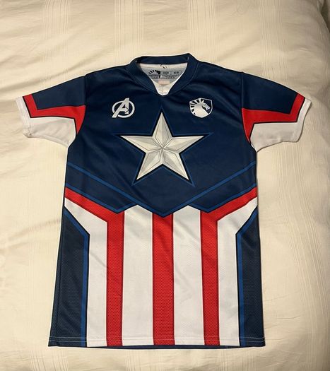 Team Liquid x Marvel Captain America Adult Jersey Size XS