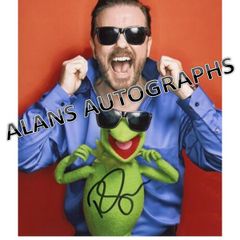 The Muppet's - Ricky Gervais - Autograph