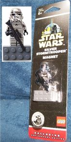 lego starwars silver stormtrooper magnet