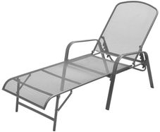 Sun Lounger Steel Anthracite