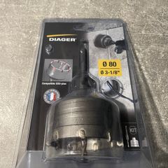 Diager SDS+ Carbide Core Bit Kit 80mm