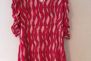 SAVIDA Wildfire Printed Midi Dress New RED