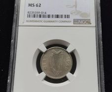 Ireland 1946 | Irish 6p | 6 Pence | Wolfhound | KM.13a | MS 62