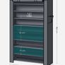 10-Tier Shoes Rack with Dustproof Cover, 28 x 88 x 160 cm, Shoe Storage Cabinet, Shoe Organiser, Shoe Stand Holds 40-50 Pairs of Shoes, for Living Room (FREE SHIPPING) Image 2