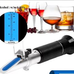 Handheld 0-80% Alcohol Refractometer For Spirits Household Liquor Brewing Refractometer Alcohol Concentration Detector