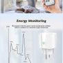 Smart Socket EU 20A AC100-240V Wifi Smart Plug Power Outlet, Alexa Google Home Voice Control, For Tuya Smart Life APP Image 5