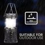 2 x Camping Lantern Battery Operated Portable LED Camping Lamp with Foldable Hook, Tent Lights Waterproof Outdoor Hanging Lamp for Emergency, Hiking, Fishing, Camping Accessories (FREE POSTAGE) Image 3
