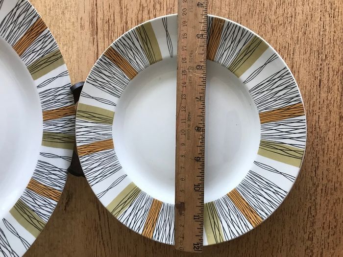 Vintage Retro Sienna Midwinter Breakfast  Plate