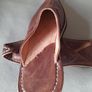Handmade Moroccan Leather Slippers / Babouche (Brand New) Image 3