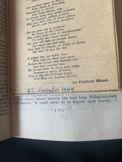 Irish. For Ireland and Freedom Michael O Callaghan 1st and 2nd Edition
