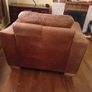 John Lewis Leather Sofa & Chair Image 9