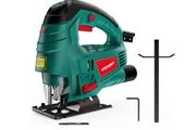 HYCHIKA Jig saw, 6.7A Jig Saw 800-3000SPM with 6 Variable Speeds, 4 Orbital Sets, Bevel Angle 45 Dagree