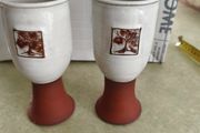 Oema Ceramics, an Irish pottery studio SET OF 2 WINE GOUBLETS