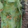 Vintage 70s John Bentley Irish Designer green chiffon Party dress size 6 or 8 Image 10