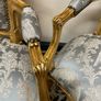 Lovely Pair of Gilt Wood French Chairs Image 3