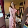Pink midi dress Image 3