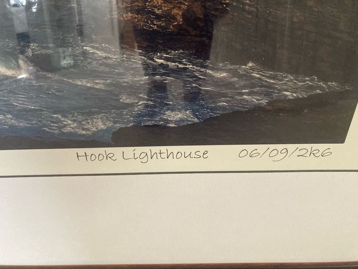 Framed Hook Head Lighthouse Photograph