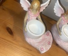 Pink Fairy Tea light Holders