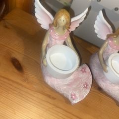 Pink Fairy Tea light Holders