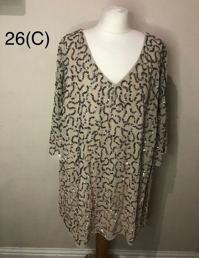 Together cream sparkly top (size 26)
