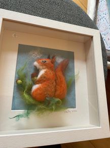 Felt squirrel