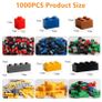 1000pcs DIY creative building blocks bulk set Urban Classic building blocks Assembled birthday gift children's educational toys compatible with Lego Image 3