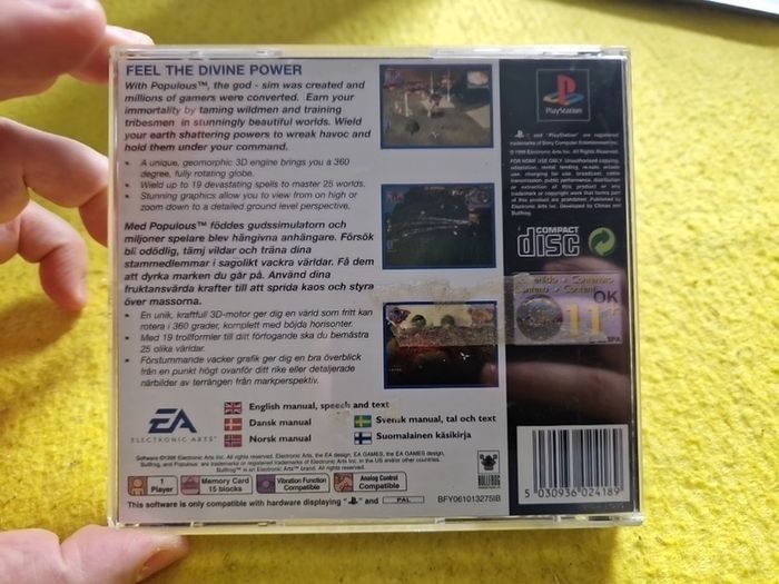Populous The Beginning PlayStation1 Ps1 PlayStation2 Ps2 games Original