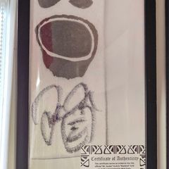 WWE Wrestling framed Signed Socko with signed cert