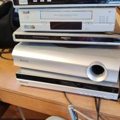Lot off old school media players