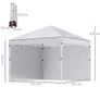 Pop Up Gazebo with 2 Sidewalls 3 x 3m Image 4