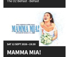 Mamma Mia tickets Belfast
