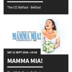 Mamma Mia tickets Belfast