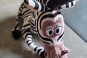 Rare 2004 Dreamworks Marty Madagascar Gosh International Soft Toy Plush Teddy Bear Like New