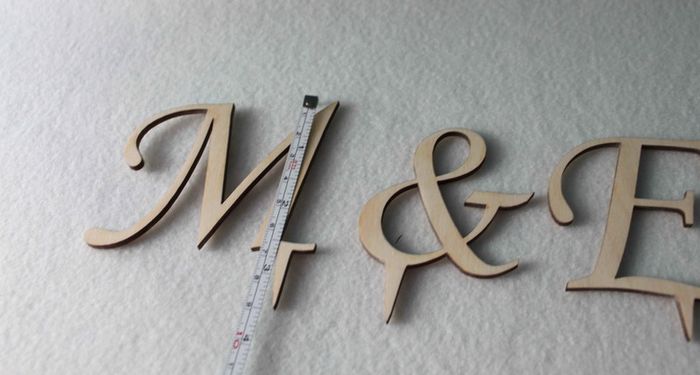 Wedding Cake Topper Initial Accessory Monogram Wedding Cake Decoration Supplies