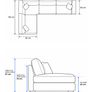 EZ Living Isaac L-Shaped Sofa and Footstool for 1450euro Image 2