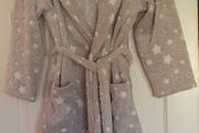 A Lovely Grey Dressing Gown - Star Pattern - Read Carefully ref Size - #
