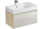 Cersanit Vanity Unit Lake Stone + Basin 80cm