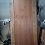 Oak single panel solid door Image 2